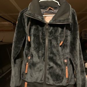 Black velour Naketano jacket